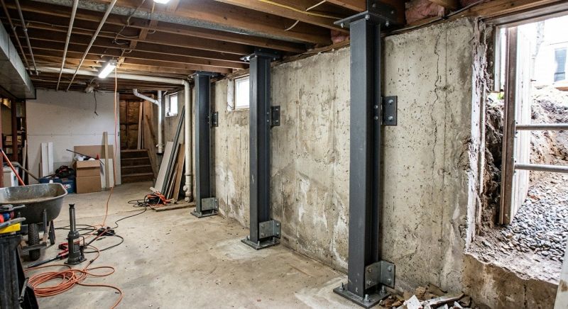 Basement Stabilization in Hershey, PA