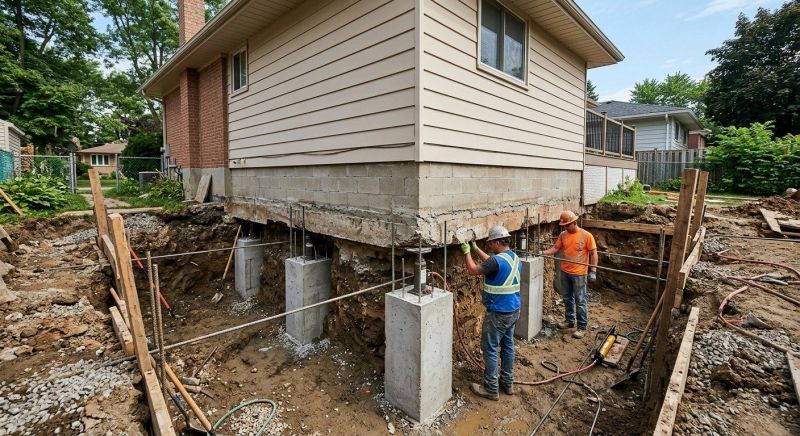 Basement Underpinning in Hershey, PA