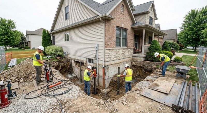 Building Foundation Repair in Hummelstown, PA