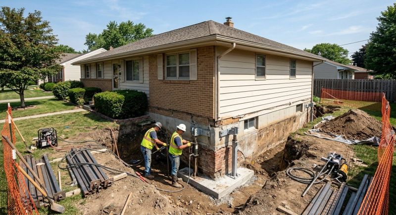 Building Foundation Repair in Pine Grove, PA