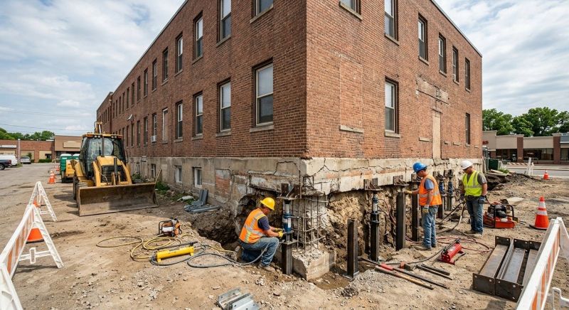Commercial Foundation Repair in Hershey, PA