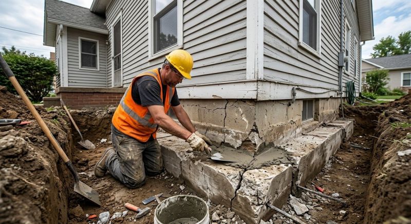 Concrete Foundation Repair in Harrisburg, PA