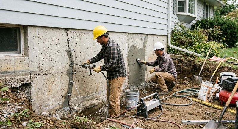 Concrete Foundation Repair in Lancaster, PA