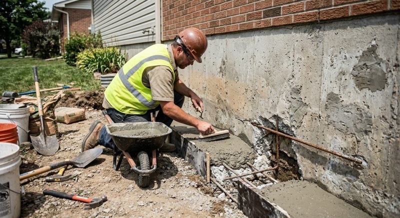Concrete Foundation Repair in Hershey, PA