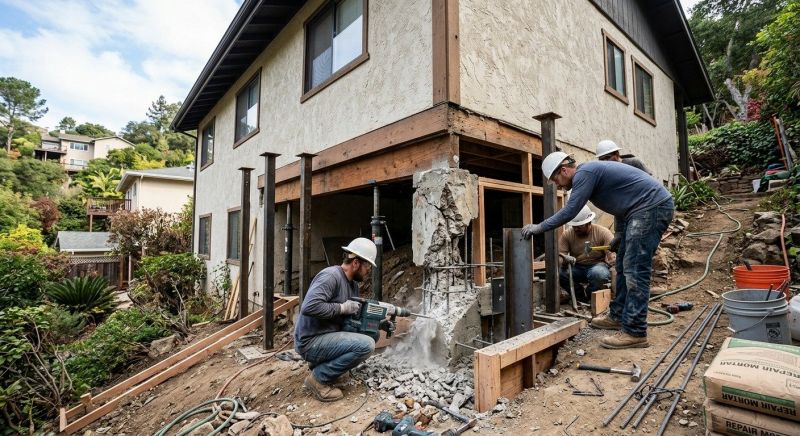 Concrete Foundation Repair in York County, PA