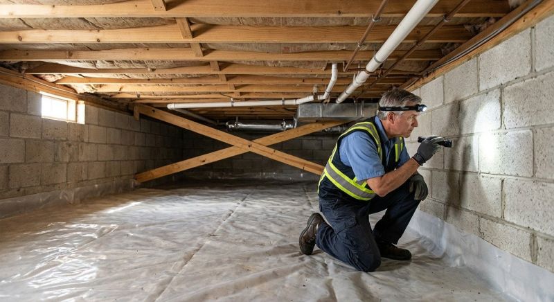 Crawl Space Leveling in Hershey, PA