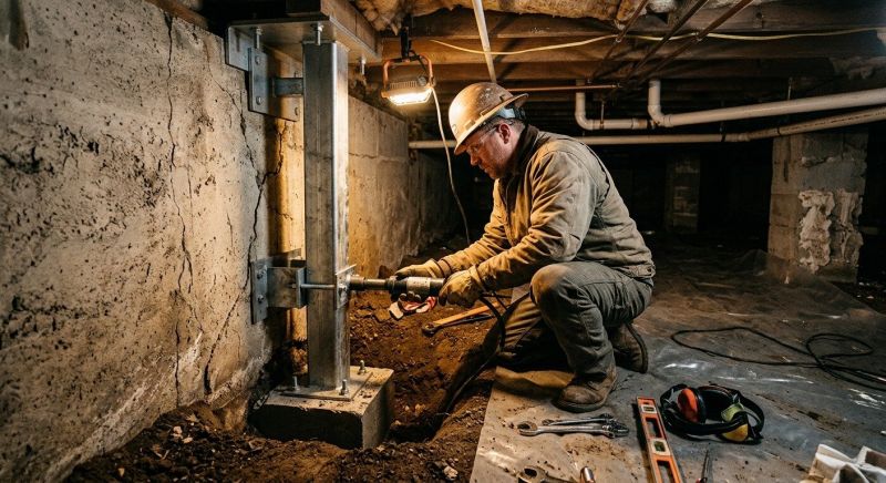 Crawlspace Foundation Repair in Grantville, PA