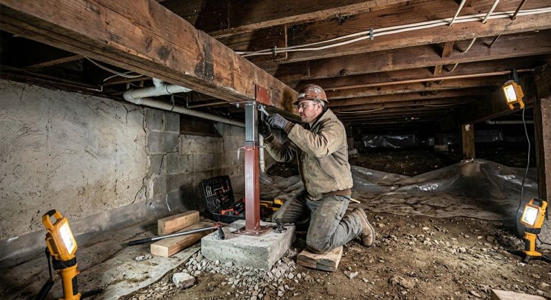 Crawlspace Foundation Repair in Grantville, PA