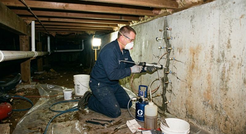 Crawlspace Foundation Repair in Lancaster County, PA