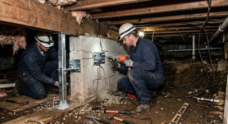 Crawlspace Foundation Repair in Lewisberry, PA
