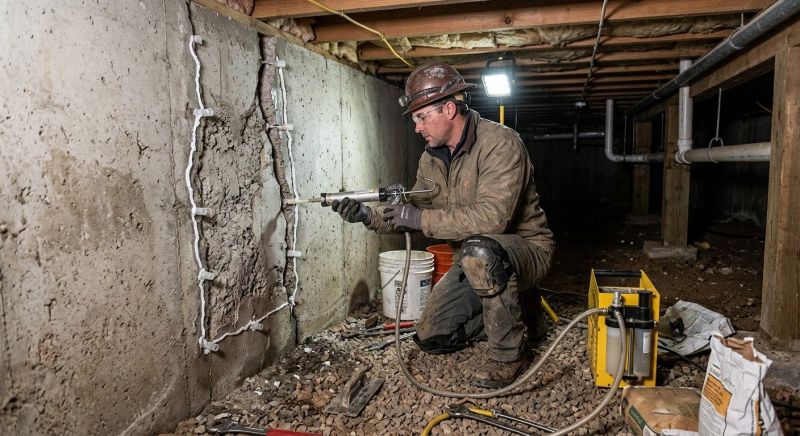 Crawlspace Foundation Repair in Hershey, PA