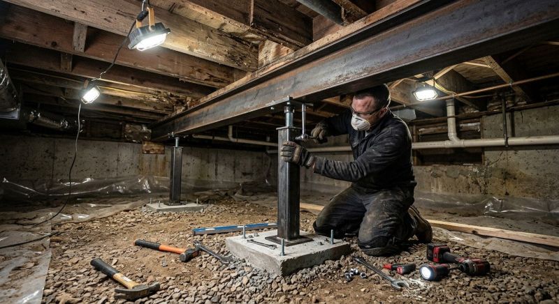 Crawlspace Structural Repair in Hershey, PA
