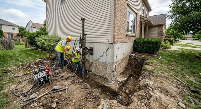 Deep Foundation Repair in Hershey, PA