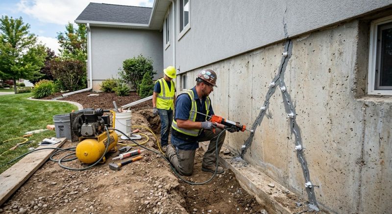 Exterior Foundation Repair in Hershey, PA