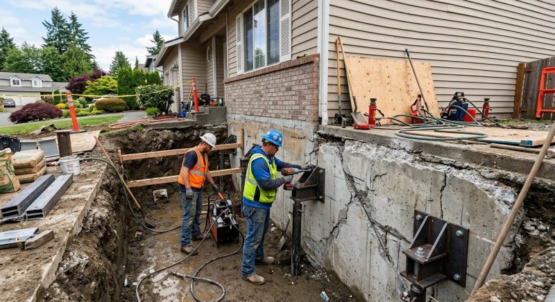 Foundation Damage Repair in Dover, PA
