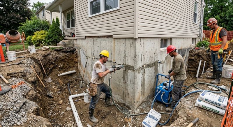 Foundation Damage Repair in Hershey, PA