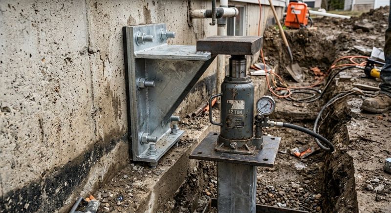 Foundation Jacking in Harrisburg, PA