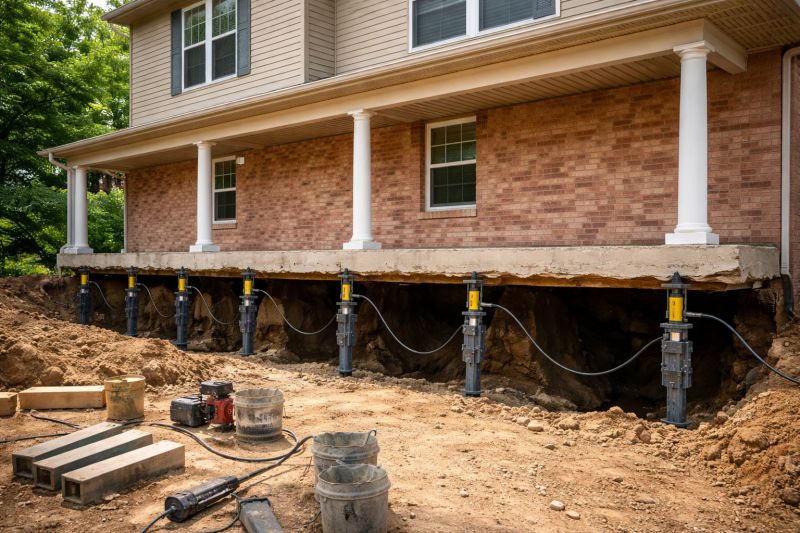 Foundation Jacking in Hummelstown, PA