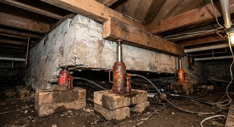 Foundation Jacking in Lancaster County, PA