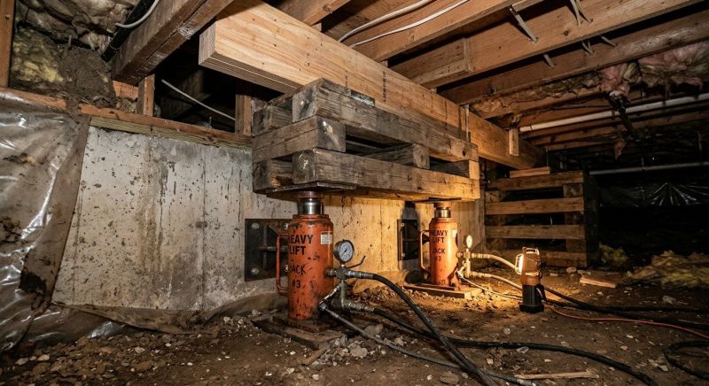 Foundation Jacking in Lebanon, PA