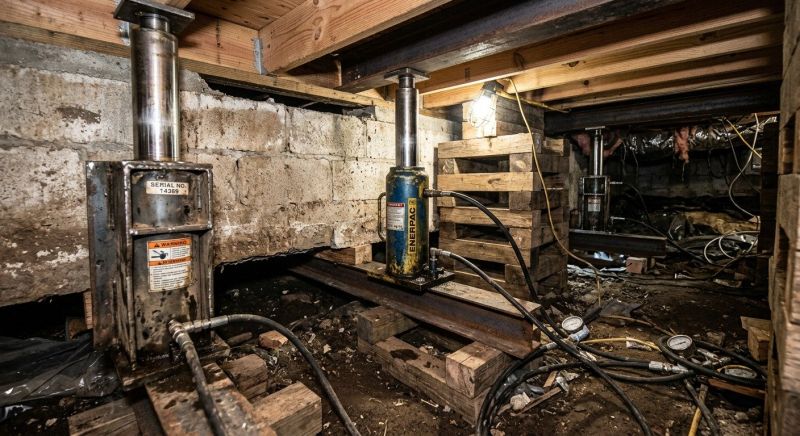 Foundation Jacking in Lewisberry, PA