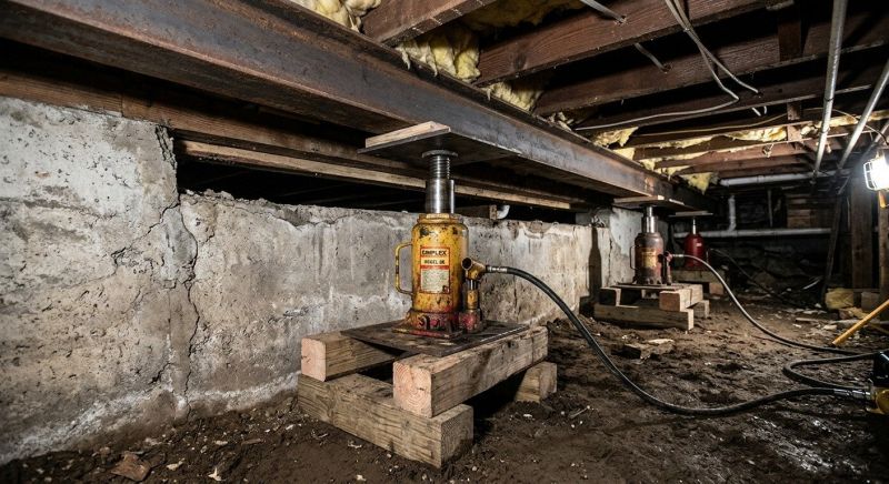Foundation Jacking in Lewisberry, PA