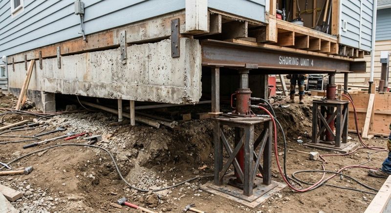 Foundation Jacking in Hershey, PA
