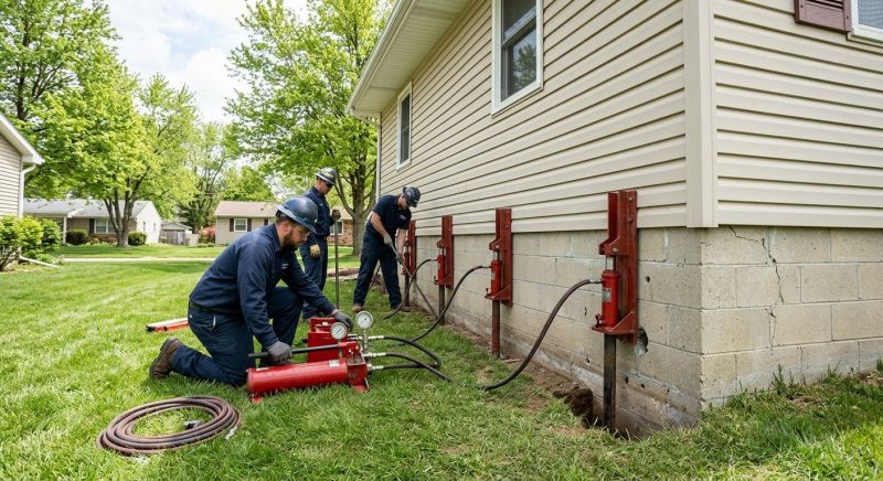 Foundation Jacking in York County, PA