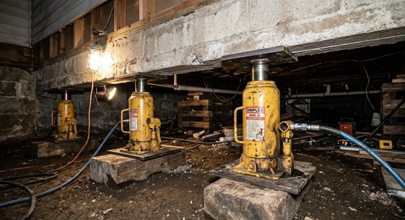 Foundation Jacking in York, PA