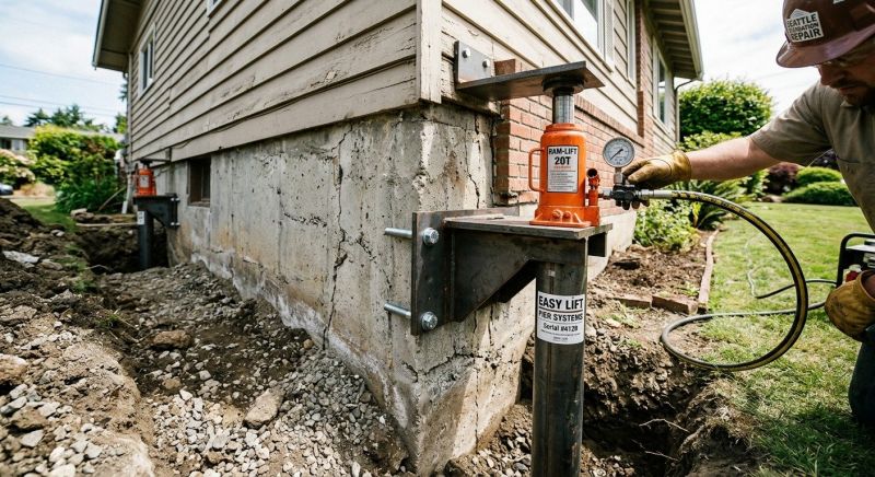 Foundation Lifting in Dover, PA