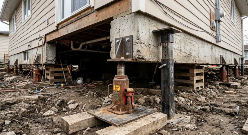 Foundation Lifting in Dover, PA