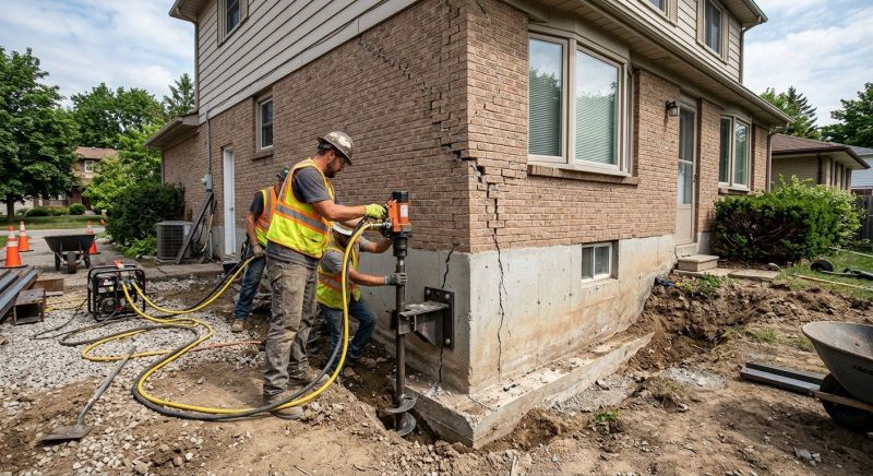 Foundation Lifting in Lancaster, PA