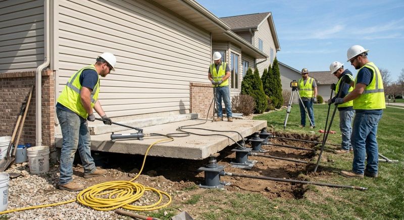 Foundation Lifting in Mount Joy, PA