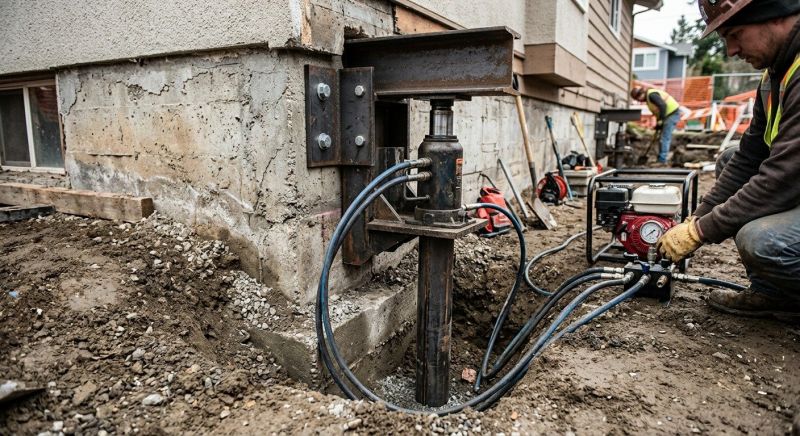 Foundation Lifting in New Cumberland, PA