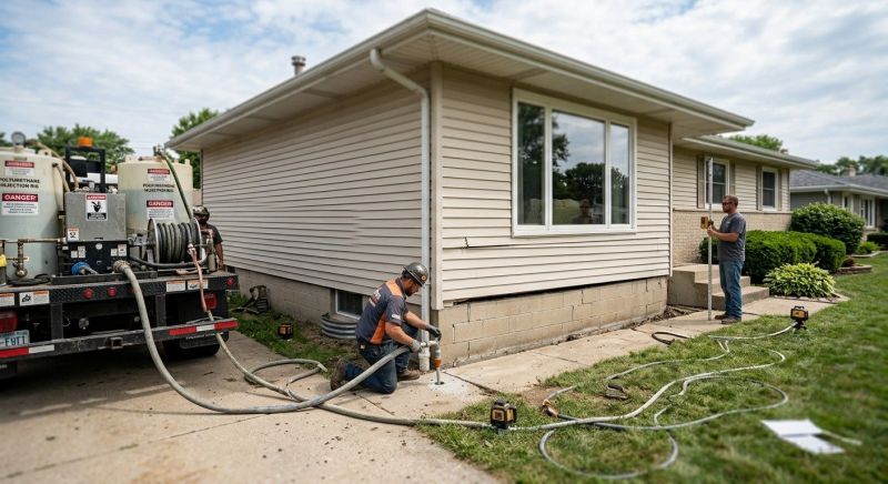 Foundation Lifting in York County, PA