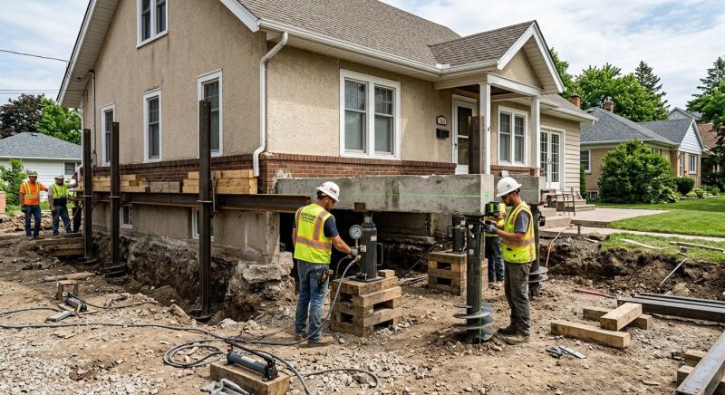 Foundation Releveling in Hershey, PA