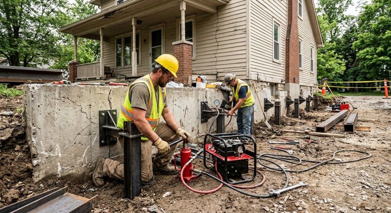 Foundation Stabilizing in Wrightsville, PA