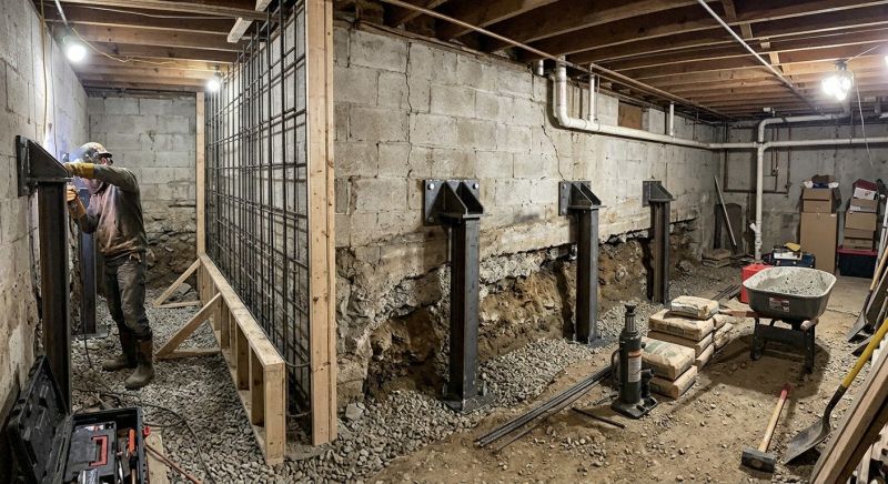 Foundation Stabilizing in York County, PA