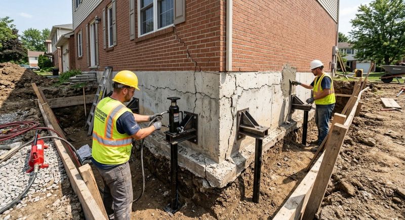 Foundation Structural Repair in Lewisberry, PA