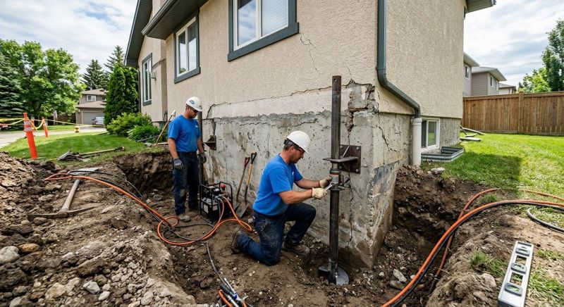Helical Pile Installation in Hershey, PA