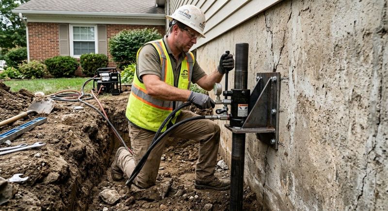 Home Foundation Leveling in Dover, PA