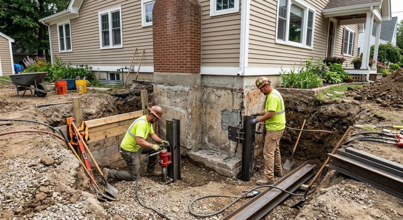 House Foundation Repair in Etters, PA