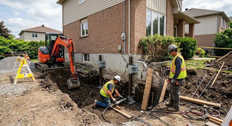 House Foundation Repair in Lewisberry, PA