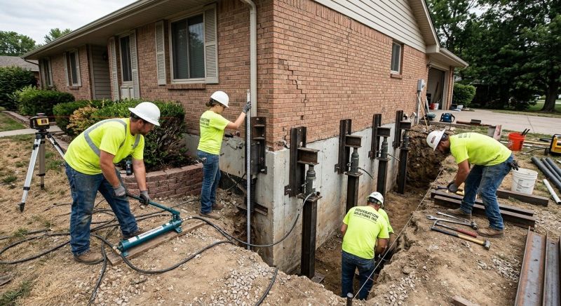 Settling Foundation Service in Hershey, PA