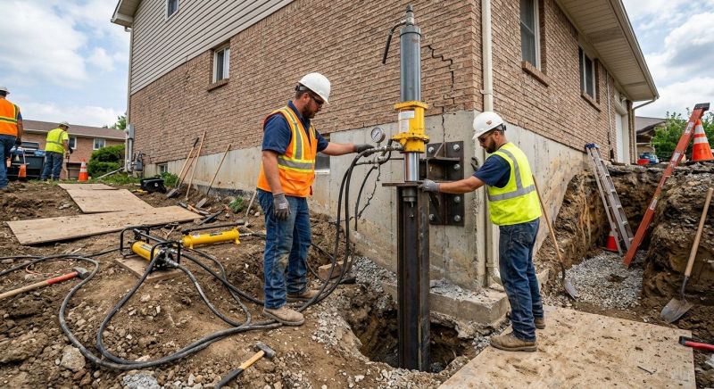 Settling Foundation Service in Myerstown, PA