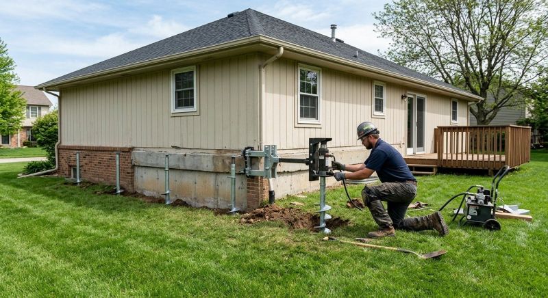 Settling Foundation Service in Palmyra, PA