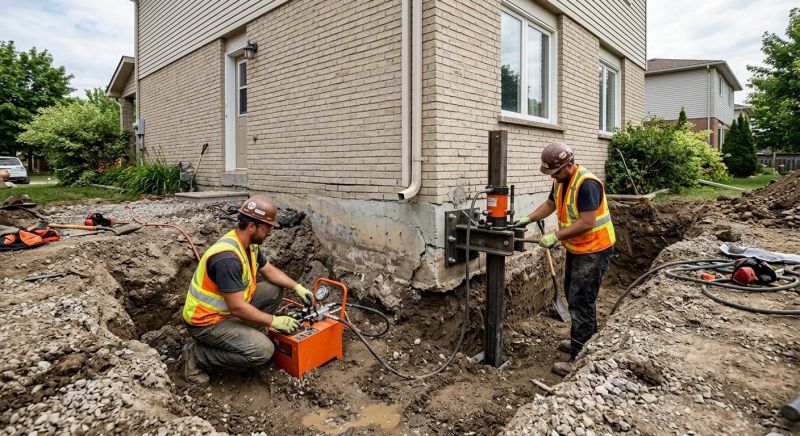Sinking Foundation Lifting in Hershey, PA
