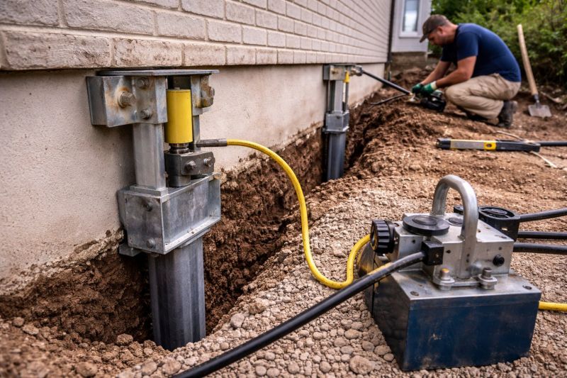 Sinking Foundation Repair in Dover, PA