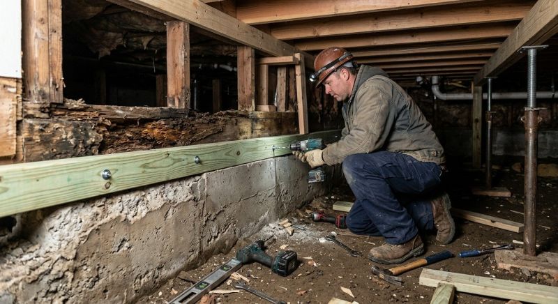 Sinking Foundation Repair in Dover, PA