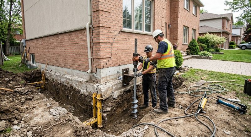Sinking Foundation Repair in Pine Grove, PA